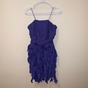 Purple Designer Elizabeth and James formal dress